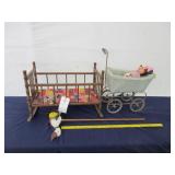 Doll Cradle & Carriage