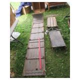 Toboggan & (2) Sleds