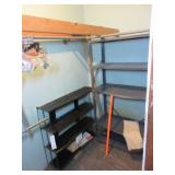 (2) Metal Shelves