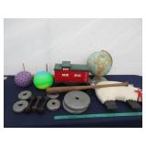 Baseball Bat, Toys, Weights, Etc