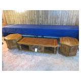 Coffee Table w/ 2 Matching End Tables