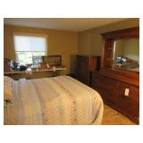 Oak Bedroom Set w/ Sterns & Foster Queen Size Bed