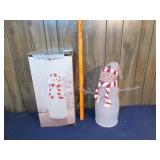 Acrylic Snowman (lights up w/ changing colors)