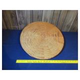 Tiger Maple Round Pedistal