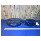 (2) Vintage Savory Roasting Pans
