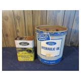 (2) Vintage Ford Cans