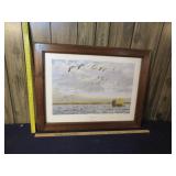 Signed Print by Peter Corbin 1986