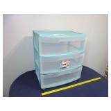 Sterlite 3 Drawer Storage Cart