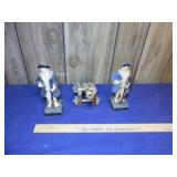 Canon w/ (2) Cast Iron Soldiers