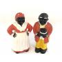 Cast Iron Aunt Jemima and Uncle Moses Banks