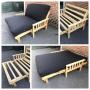 Full Size Futon w/Wooden Frame LIKE NEW!
