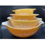 4pc Matching Pyrex Nesting Bowl Set