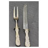 International Silver - Plated Meat Carving Set