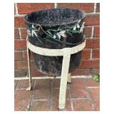 Vintage Cast Iron Planter/Flower Pot