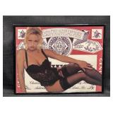 Framed Budweiser Beer Photo