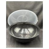 HUGE Plastic Serving Bowl w/Lid