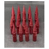 Red Anodized Spike Lug Nuts