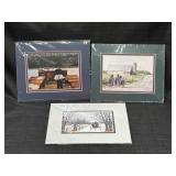 3 New 8x10 Amish Prints