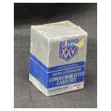 New Unopened Super Bowl XXV Commemorative Card Set