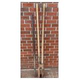 Iron Digging Bar & Post Hole Digger/Clean/Out