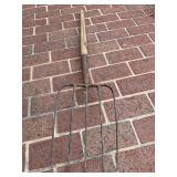 Vintage Steel 5-Tine Pitch Fork