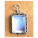 NEW Hand Crafted Pendant w/Fire Opal