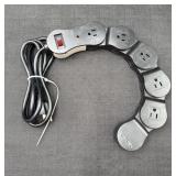 Quirky Pivot Power Flexible Power Strip w/USB