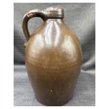 Antique 1gal Beehive Stoneware Whiskey Jug