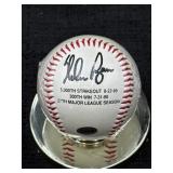 New! Nolan Ryan 5000th Strike Out Baseball