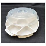 Rubber Maid Dome Lid Relish Tray