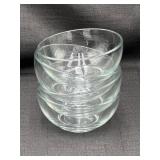 4 Fortecrisa Mexico Glass Bowls