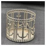 Anchor Metal Jar Candle Holder