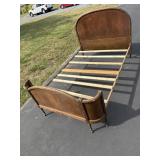 Antique Wooden Full Size Bed-Unique Design!