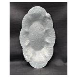 Hand Wrought Hammered Aluminum Bread Tray