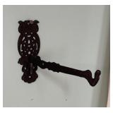 Cast Iron Owl Flower Hanger