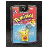 New! 1999 Pokemon Pikachu No. 25 Light Up Keychain