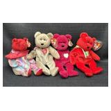 4 Vintage Beanie Baby Bears