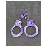 Purple Handcuffs with Keys