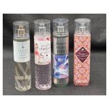 4 Bath and Body Body Mist Sprays