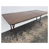 Portable 6ft Wooden Table- STURDY!