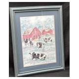 Country Cow Print