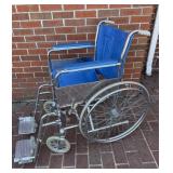 Invacare Manual Wheelchair w/17in Vinyl Seat