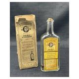 Vintage Watkins Imitation Vanilla Bottle w/Box