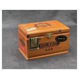 Flor Fina 8-5-8 Imported Wooden Cigar Box