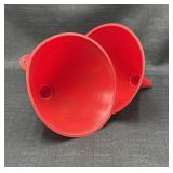 Pair of Medium Size Funnels
