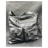 American Eagle Black Faux Leather Purse