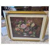 Albert Williams Framed Floral Print 34in x 28In