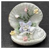 Vintage Porcelain Swan & Duck Figurine