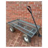 Heavy-Duty Steel Garden Utility Cart/Wagon
