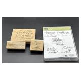 Stamp Up Inspirational Rubber Stamps